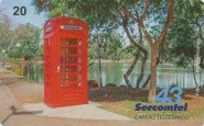 RÉPLICA CABINE TELEFÔNICA INGLESA E LAGO IGAPÓ